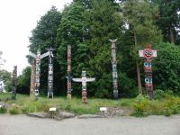 Totem poles - Stanley Park (British Columbia, Canada)