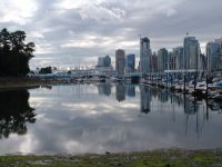 Marina and Vancouver - Stanley Park (British Columbia, Canada)