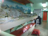 Model of the railway crossings in the caboose - Lytton (British Columbia, Canada)