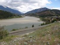 Confluence at Lytton (Fraser River and Thompson River) - Lytton (British Columbia, Canada)