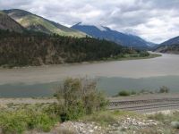 Confluence at Lytton (Fraser River and Thompson River) - Lytton (British Columbia, Canada)