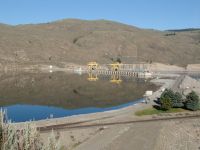 Wells Dam - Route 97 south (Washington, USA)