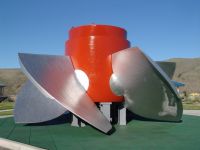 Old turbine propellor - Route 97 south (Washington, USA)