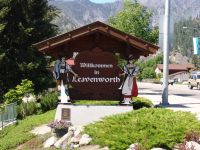 Welcome to Leavenworth sign - Leavenworth (Washington, USA)
