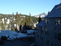 View from our room at Paradise Inn - Mt Rainier National Park (Washington, USA)