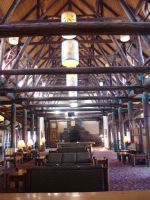 Inside Paradise Inn - Mt Rainier National Park (Washington, USA)