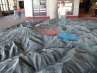 Mt St Helens model - Mount St Helens National Volcanic Monument (Washington, USA)