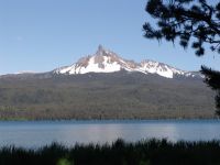 Mt Thielsen over Diamond Lake - Diamond Lake (Oregon, USA)