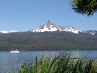 Mt Thielsen over Diamond Lake - Diamond Lake (Oregon, USA)
