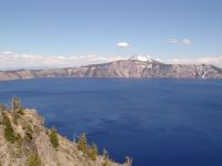 Crater Lake panorama - Crater Lake National Park (Oregon, USA)