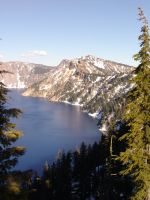 Crater rim - Crater Lake National Park (Oregon, USA)