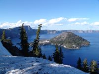 Wizard Island - Crater Lake National Park (Oregon, USA)