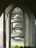 Underside of McCullough Bridge - McCullough Bridge, Coos Bay (Oregon, USA)