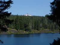 Mt Washington over Clear Lake - Clear Lake (Oregon, USA)