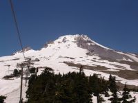 Chairlift up Mt Hood - Mt Hood (Oregon, USA)