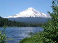 Mt Hood over Trillium Lake - Trillium Lake (Oregon, USA)