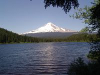 Mt Hood over Trillium Lake - Trillium Lake (Oregon, USA)