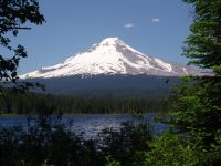 Mt Hood over Trillium Lake - Trillium Lake (Oregon, USA)