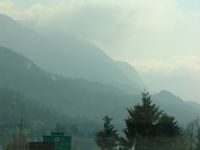 Looking down the Columbia valley - Route 84 west (Oregon, USA)