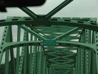 Crossing the Astoria Bridge - welcome to Washington - Astoria Bridge (Oregon, USA)
