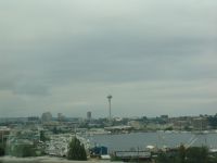 Seattle from the I5 - Route I5 south (Washington, USA)