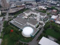 Science centre from the Space Needle lift - Space Needle (Washington, USA)