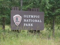 Olympic National Park sign - Olympic National Park (Washington, USA)