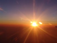 Sunset - Over California (California, USA)