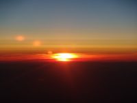 Sunset - Over California (California, USA)