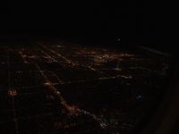 Approaching LAX - Over LA (California, USA)
