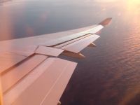Flaps extended for landing - Over Sydney (NSW, Australia)