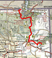 Route Map - Day 9