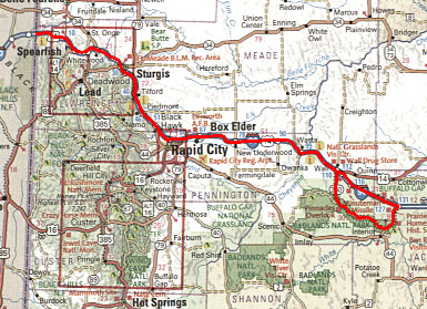 Route Map - Day 12