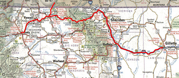 Route Map - Day 13
