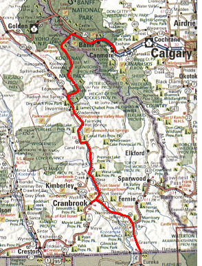 Route Map - Day 19