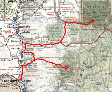 Route Map - Day 33