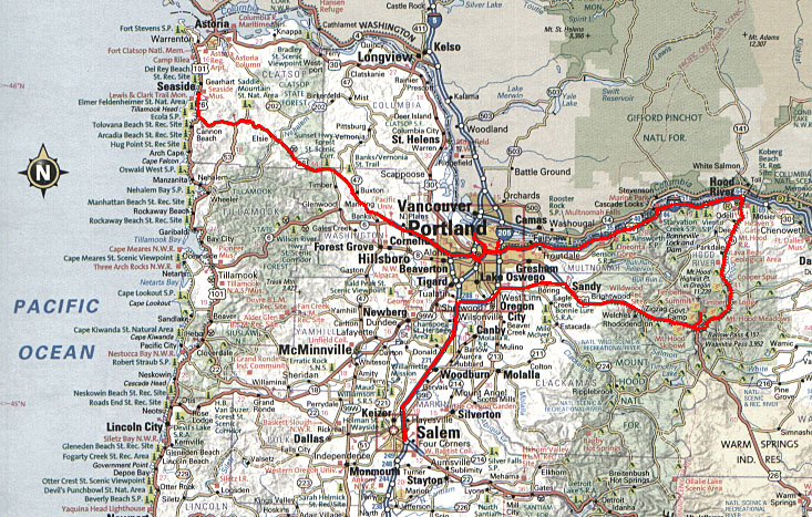 Route Map - Day 38