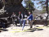 Filming a television commercial - Mount Rushmore National Memorial (South Dakota, USA)