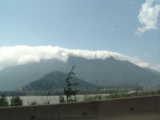 Clouds rolling into the valley near Yale - Trans-Canada 1 west (British Columbia, Canada)