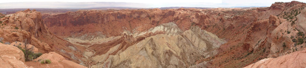 Upheaval Dome panorama - Canyonlands National 
Park (Utah, USA)