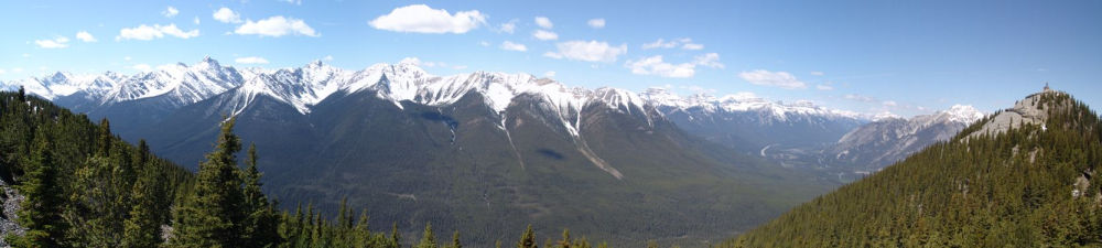 Panorama - Banff Gondola - Sulphur Mountain 
(Alberta, Canada)