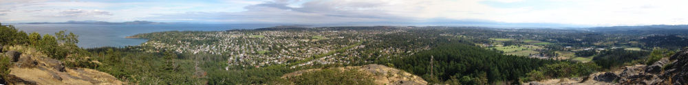 Mt Douglas panorama - Mt Douglas (British 
Columbia, Canada)