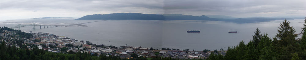 Astoria Column panorama - Astoria Column 
(Oregon, USA)